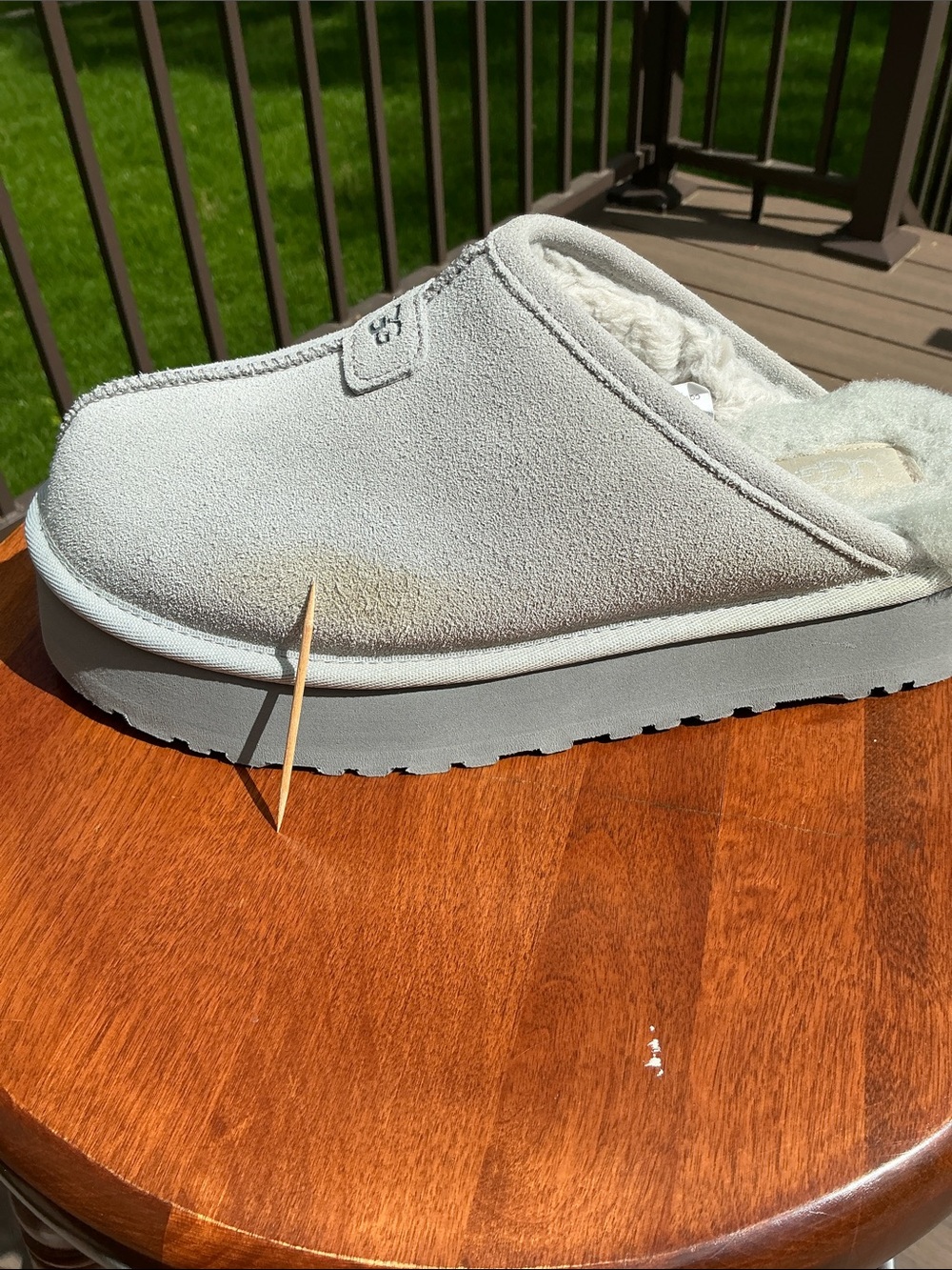 UGG DISCOQUETTE SHEARLING SLIPPERS - Picture 6 of 9